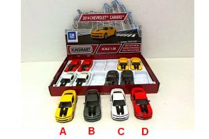 Chevrolet Camaro 1:38 kov zpětný chod 4 druhy
