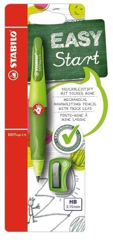 STABILO Ergonomická mechanická tužka pro praváky - EASYergo 3.15 světle zelená/tmavě zelen