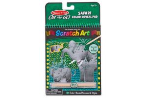 Melissa & Doug - Škrabací obrázky Safari (škrabací obrázek)