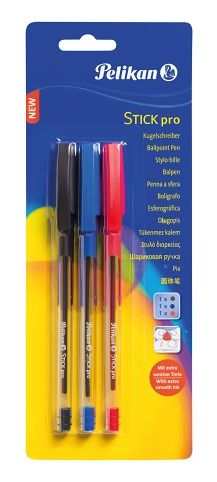 Kuličkové pero Pelikan K91 3ks,mix/B (Herlitz)