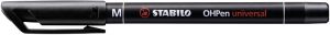 STABILO Permanentní popisovač - OHPen universal - medium - černá