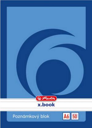 HERLITZ Poznámkový blok linka A6