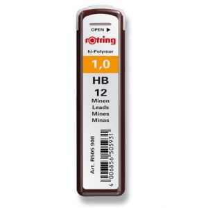 Náhradní tuhy do mikrotužky HB-1,0 mm 12 kusů (tuha) ROTRING