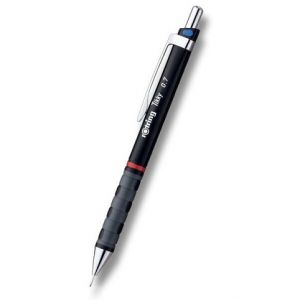 Pentelka Rotring Tikky Black černá 0,7 mm (Mechanická tužka Rotring Tikky Black)