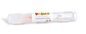 Sada štětců PRIMO 10ks (kulaté č.2,3,4,6,8 a ploché č.0,2,4,6,8), PP etue