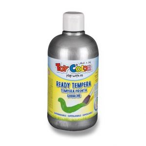 Tempera PASUTO Toy Color stříbrná, 500ml