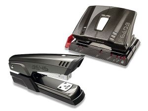 Kancelářská sada MAPED Advanced Metal set sešívačka + děrovačka