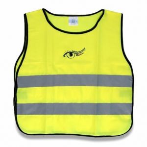 Výstražná (reflexní) vesta COMPASS pro děti ŽLUTÁ