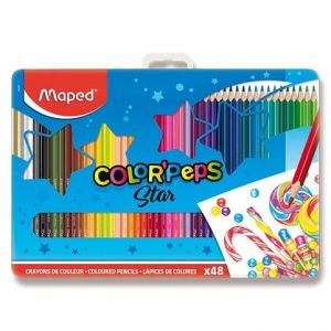 Pastelky Maped Color'Peps Metal box 48ks