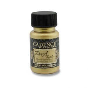 Textilní barva Cadence metal.sytá zlatá 50ml