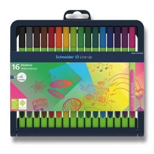 SCHNEIDER Finelinery "Line-Up", sada 16 barev, 0,4mm