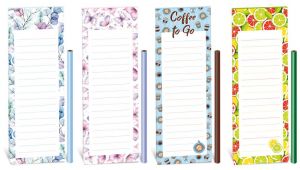 Magnetický blok s tužkou 7,5 x 24 cm mix 2 (BMA502-2)