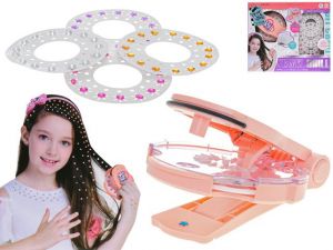 Magická kreativní sada na vlasy s doplňky v krabičce