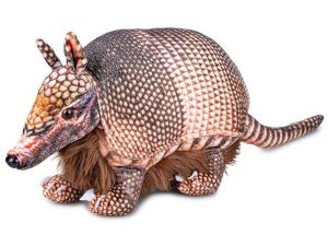 Pásovec devítipásý plyšový 54cm stojící 0m+ v sáčku