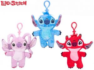 Lilo & Stitch přívěsek na klíče plyšový 13cm 3druhy 10m+