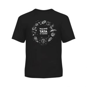 ALBI Pánské tričko - Nejlepší táta ve vesmíru, vel. XXL