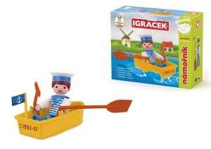 EFKO Igráček - figurka s lodičkou