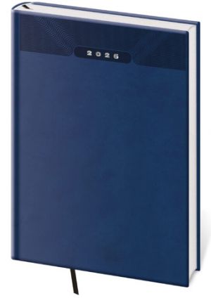 Diář denní A4 Print Classic - modrá 2026 / 29,7cm x 21cm / DP412-02-26