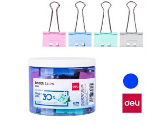 Binder clip 50mm, 12ks "Bez námahy" DELI E8551S