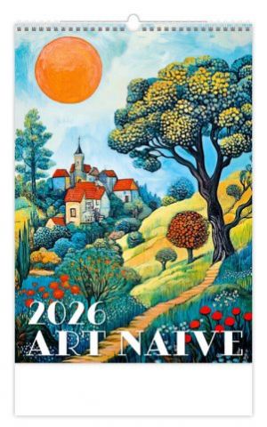 Kalendář nástěnný Art Naive 2026 / 52cm x 31,5cm / N150-26