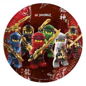 Talíř papírový 23cm 8ksNinjago