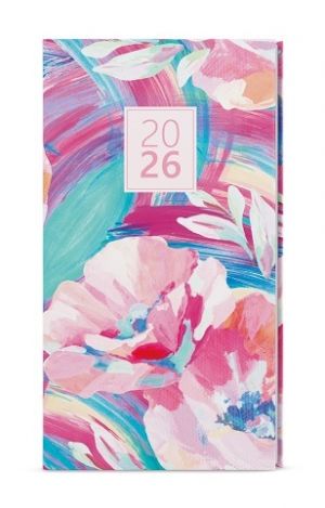 Diář týdenní - Jakub - Lamino - kapesní - Růžový 2026 / 15cm x 7,5cm / BTJ9-6-26