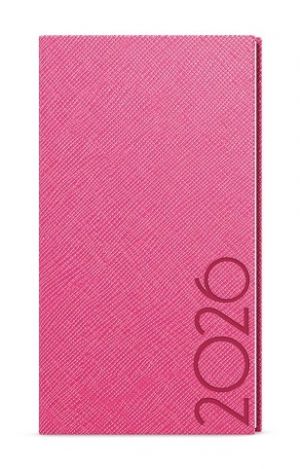Diář týdenní - Jakub - Tora - kapesní - růžová 2026 / 15cm x 7,5cm / BTJ13-51-26