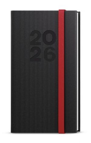 Diář týdenní - Jakub - Vigo - kapesní - černá 2026 / 15cm x 7,5cm / BTJ23-2-26