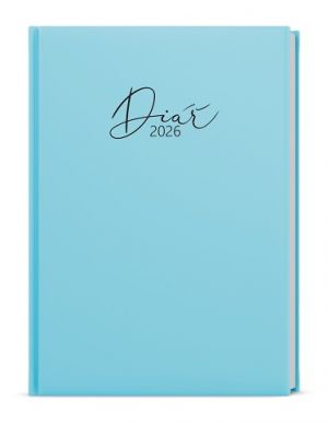 Diář týdenní - Prokop - Pastel - B6 - modrá 2026 / 16,5cm x 12cm / BTP9P-11-26