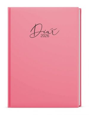 Diář denní - David - Pastel - A5 - růžová 2026 / 20,5cm x 14,3cm / BDD9P-51-26