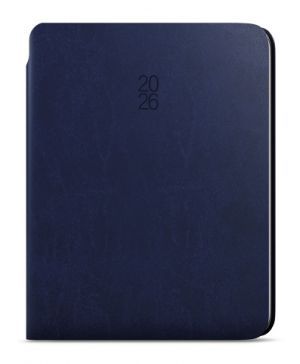 Diář denní - David - Softy - A5 - modrá 2026 / 20,5cm x 14,3cm / BDD16-1-26