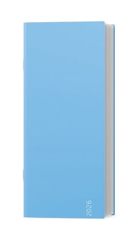 Diář měsíční - Božka - Color - Bledě modrá 2026 / 17,9cm x 7,9cm / BMB9-2-26