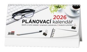 Kalendář stolní Plánovací daňový kalendář 2026 / 13,5cm x 30cm / BSC11-26