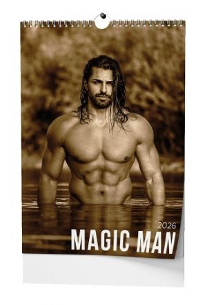Kalendář nástěnný Magic Man - A3 2026 / 45cm x 32cm / BNE6-26
