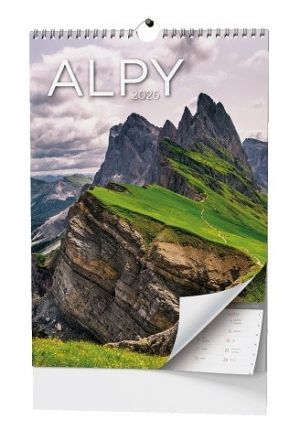 Kalendář nástěnný Alpy - A3 2026 / 45cm x 32cm / BNF8-26