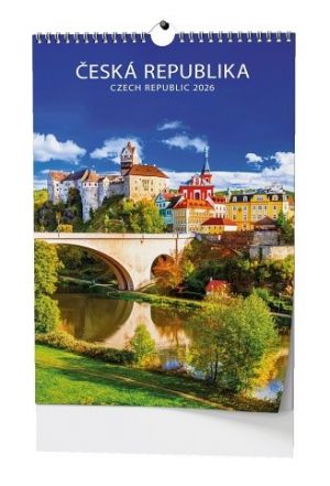 Kalendář nástěnný Česká republika - A3 2026 / 45cm x 32cm / BNK0-26
