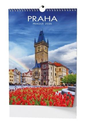 Kalendář nástěnný Praha - A3 2026 / 45cm x 32cm / BNK1-26