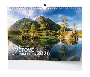 Kalendář nástěnný Světové národní parky 2026 / 32cm x 45cm / BNK21-26