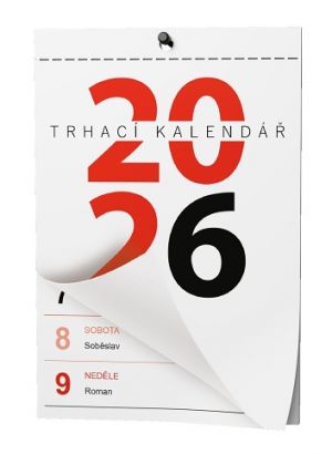 Kalendář nástěnný Trhací - A6 2026 / 14,7cm x 10cm / BNA0-26