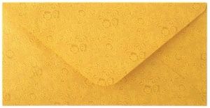 Obálka DL 11,2x21,9 cm metaická s ražbou, zlatá