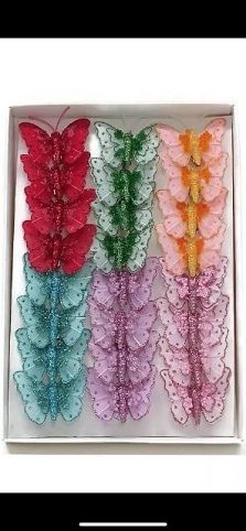 Motýl na kolíčku 5 cm – mix barev