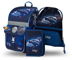 BAAGL SET 3 Zippy Vesmírná loď: aktovka, penál, sáček