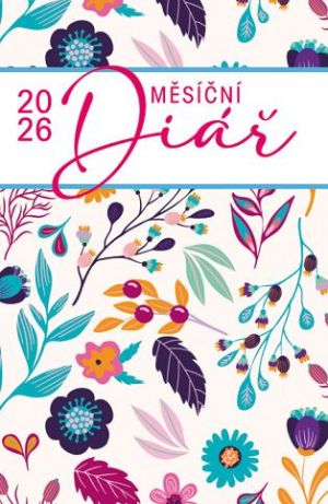 Diář měsíční malý potisk 2026 / 7,5cm x 11,5cm / DMM180