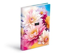 Diář denní D801 PU soft potištěné 3 2026 / 20,5cm x 14cm / 7781447