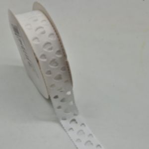 Dekorační stuha bílá 2,2cm