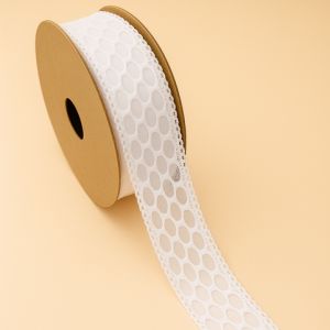 Dekorační stuha bílá 2,5cm