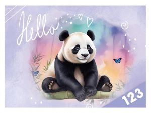 Desky na číslice Panda