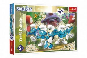 Puzzle Seznamte se se Šmouly 100 dílků