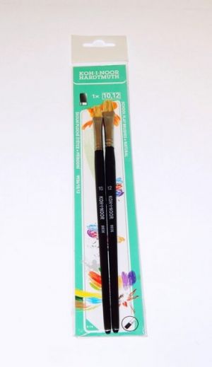 KOH-I-NOOR Souprava štětců plochých 10+12