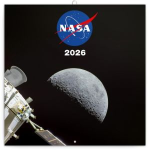 Kalendář nástěnný poznámkový NASA 2026, 30 x 30 cm / PGP-35476-V